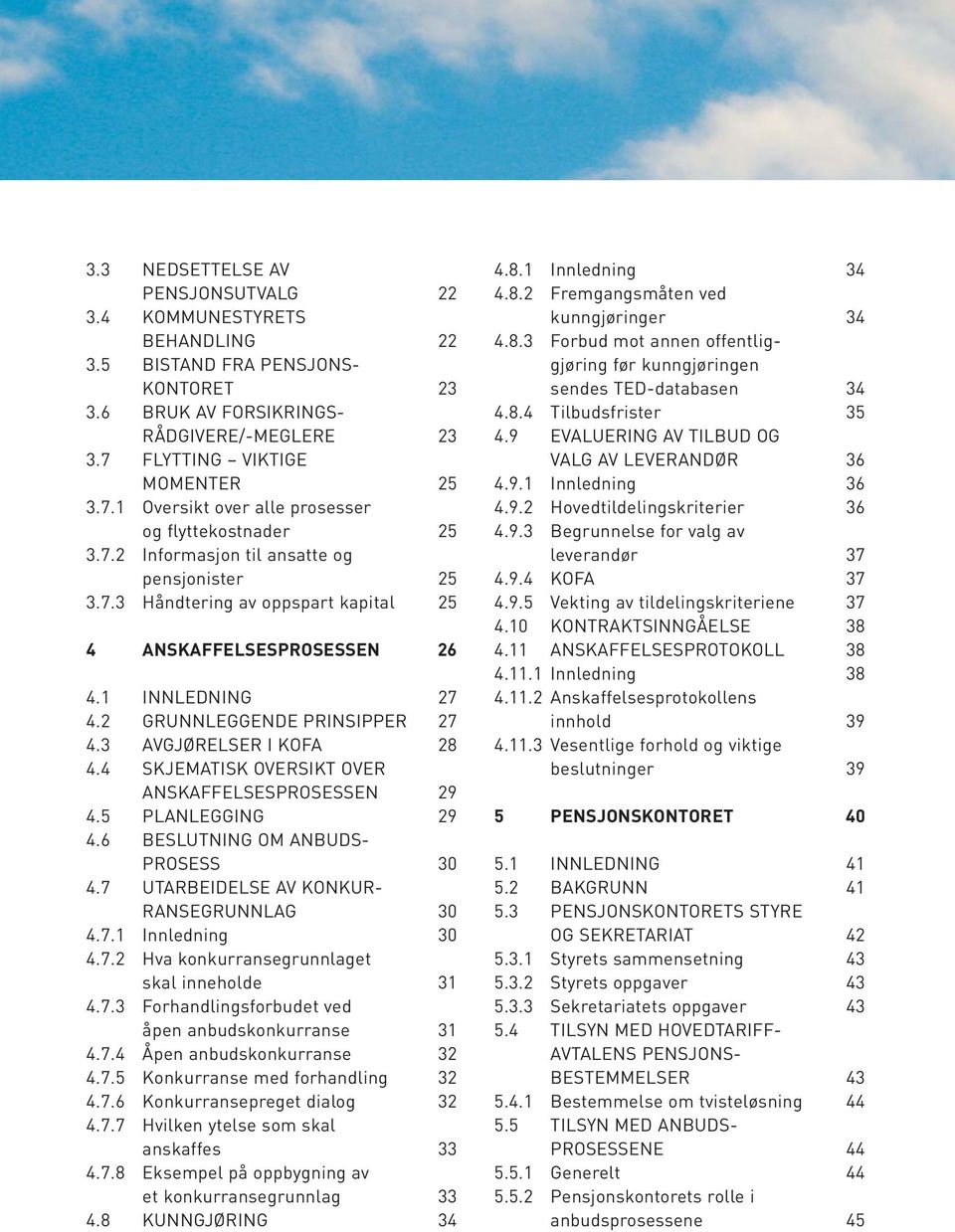 1 INNLEDNING 27 4.2 GRUNNLEGGENDE PRINSIPPER 27 4.3 AVGJØRELSER I KOFA 28 4.4 SKJEMATISK OVERSIKT OVER ANSKAFFELSESPROSESSEN 29 4.5 PLANLEGGING 29 4.6 BESLUTNING OM ANBUDS- PROSESS 30 4.