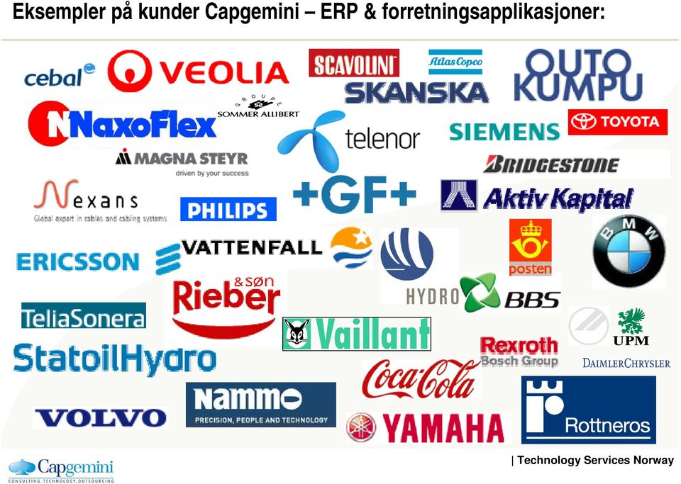 Capgemini ERP &