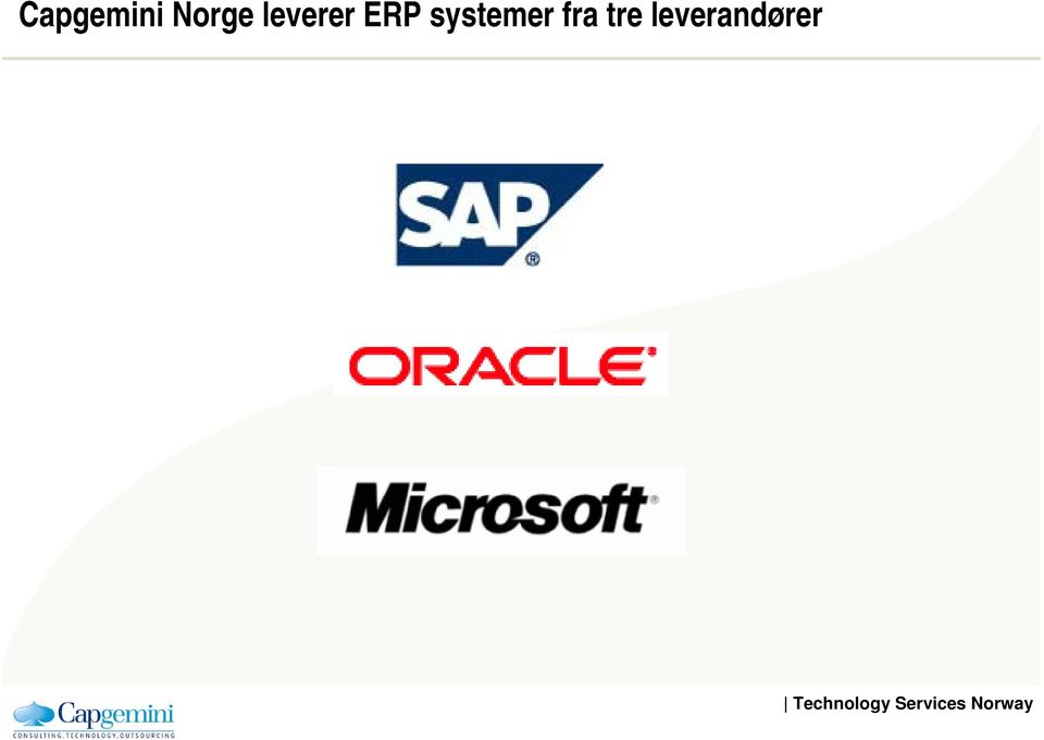 ERP systemer