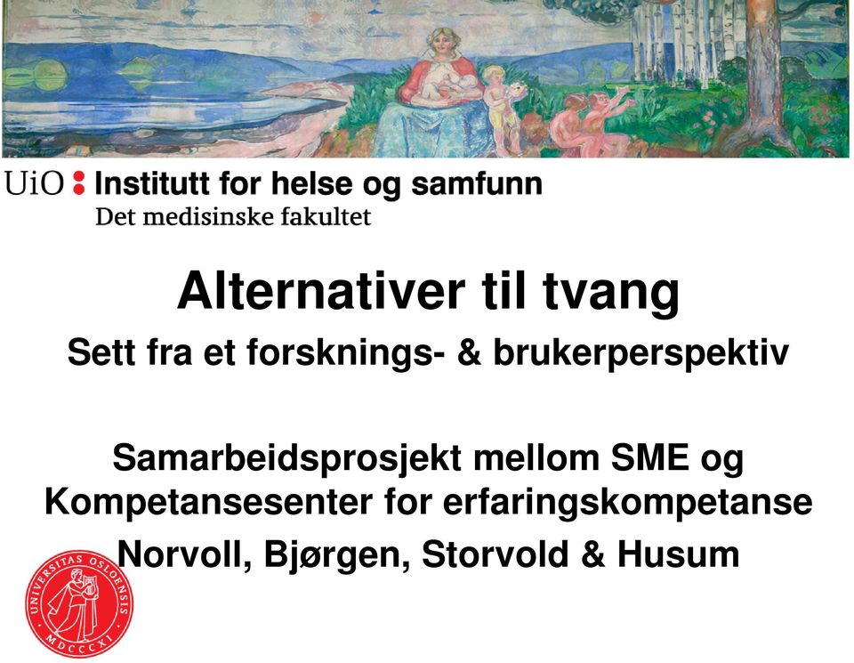 Samarbeidsprosjekt mellom SME og