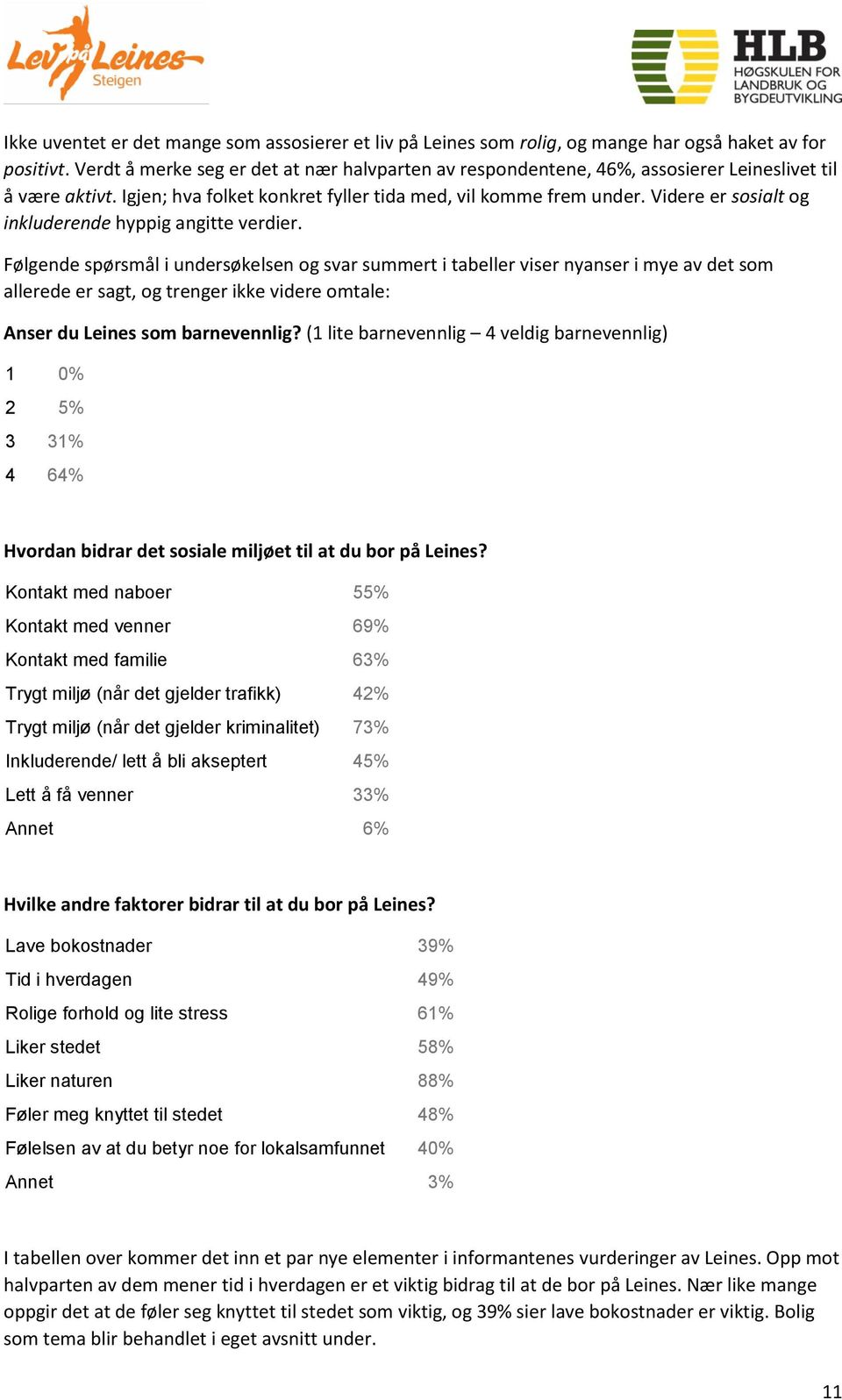 Videre er sosialt og inkluderende hyppig angitte verdier.