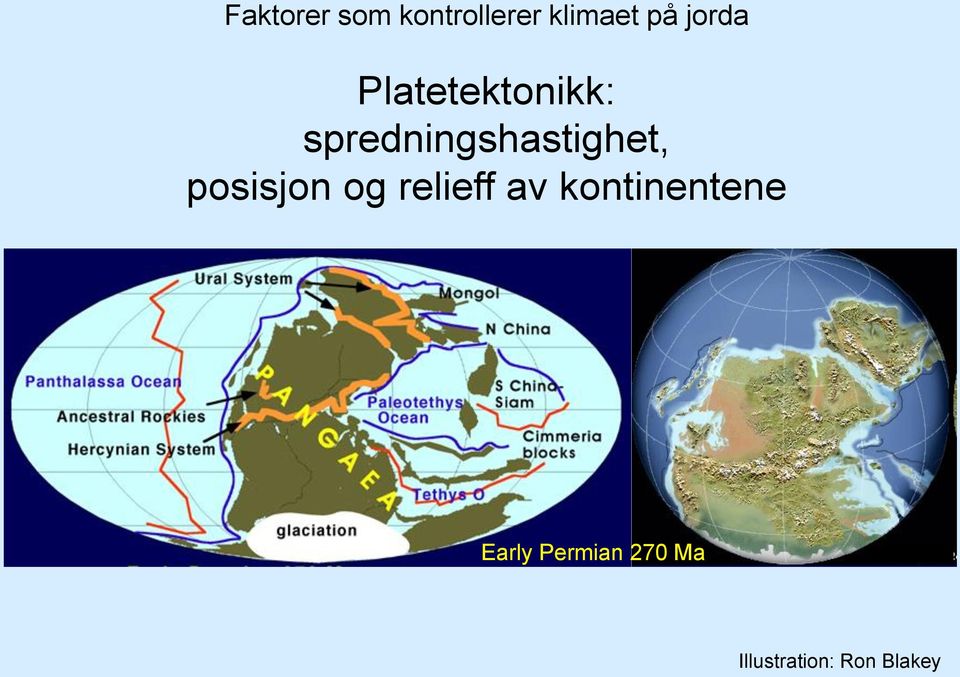 spredningshastighet, posisjon og relieff