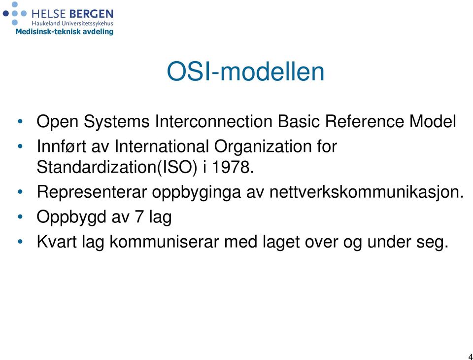 1978. Representerar oppbyginga av nettverkskommunikasjon.