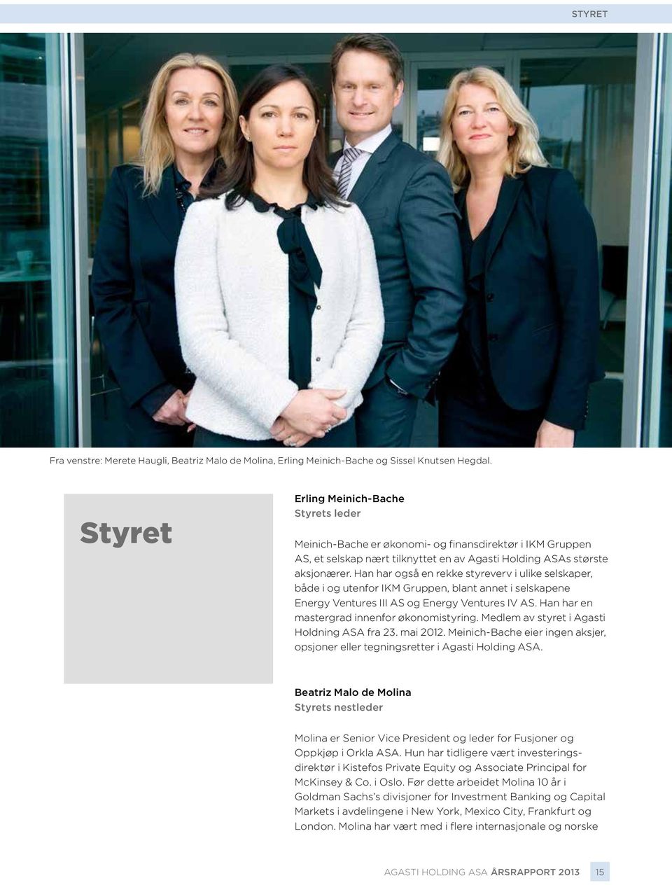 Han har også en rekke styreverv i ulike selskaper, både i og utenfor IKM Gruppen, blant annet i selskapene Energy Ventures III AS og Energy Ventures IV AS.