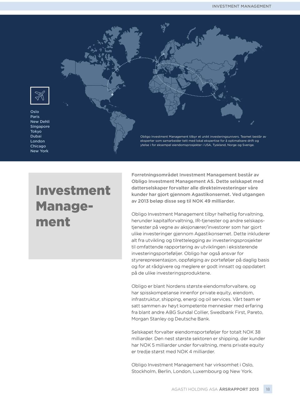 Investment Management Forretningsområdet Investment Management består av Obligo Investment Management AS.