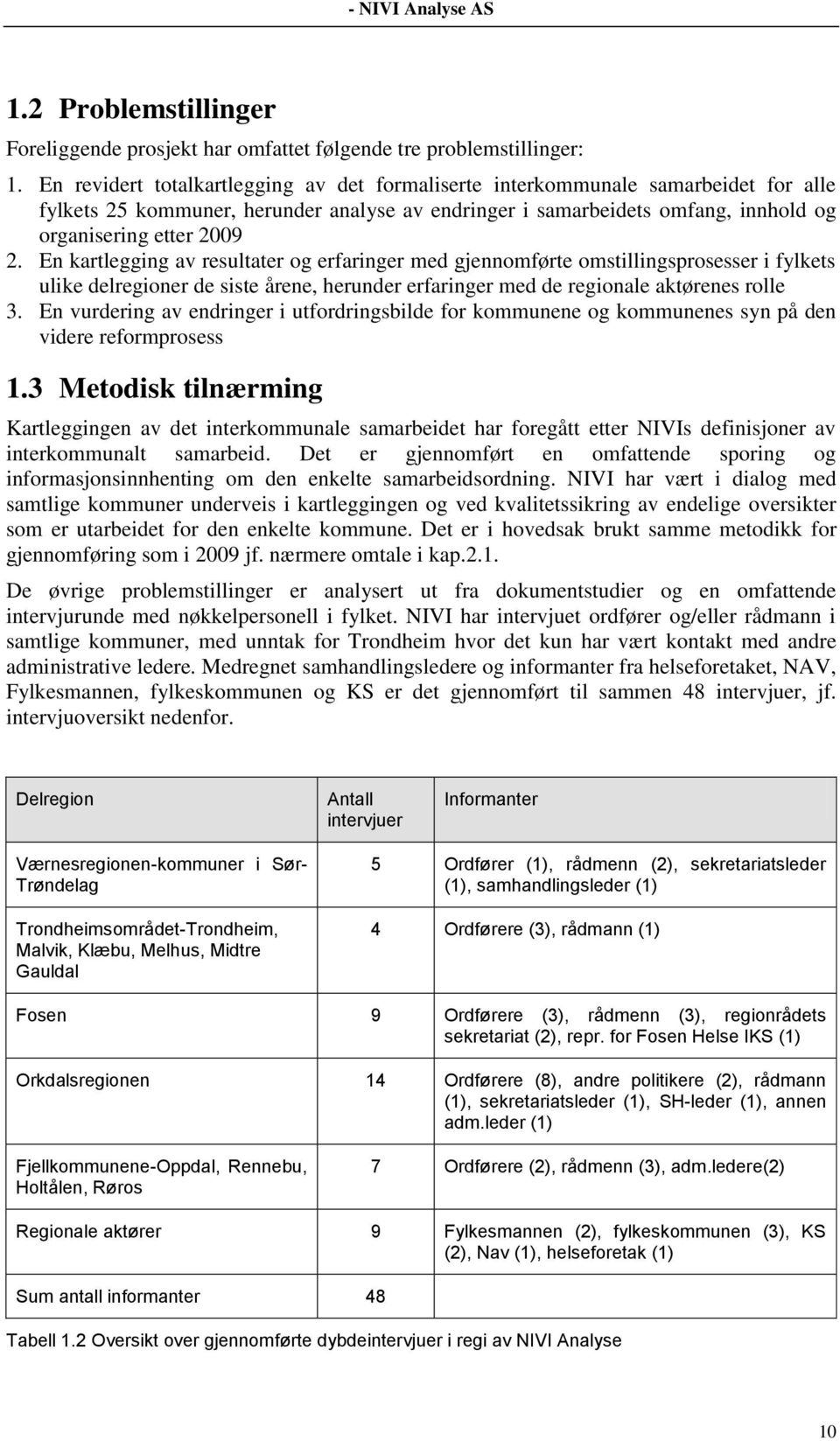 En kartlegging av resultater og erfaringer med gjennomførte omstillingsprosesser i fylkets ulike delregioner de siste årene, herunder erfaringer med de regionale aktørenes rolle 3.