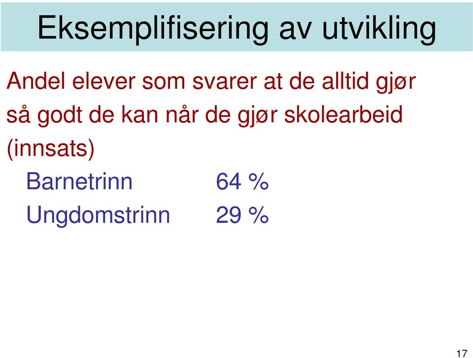 godt de kan når de gjør skolearbeid