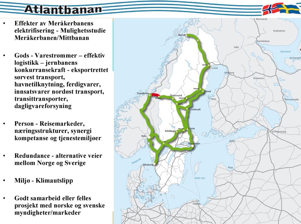 transittransporter, dagligvareforsyning Person - Reisemarkeder, næringsstrukturer, synergi kompetanse og tjenestemiljøer