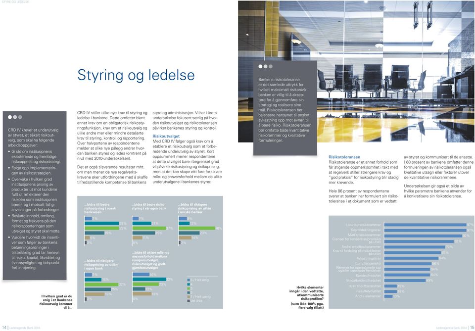 Overvåke i hvilken grad institusjonens prising av produkter ut mot kundene fullt ut reflekterer den risikoen som institusjonen bærer, og i motsatt fall gi anvisninger på forbedringer.