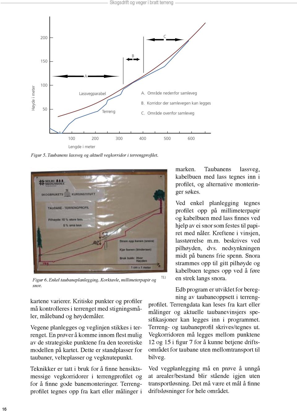 En prøver å komme innom flest mulig av de strategiske punktene fra den teoretiske modellen på kartet. Dette er standplasser for taubaner, velteplasser og vegknutepunkt.