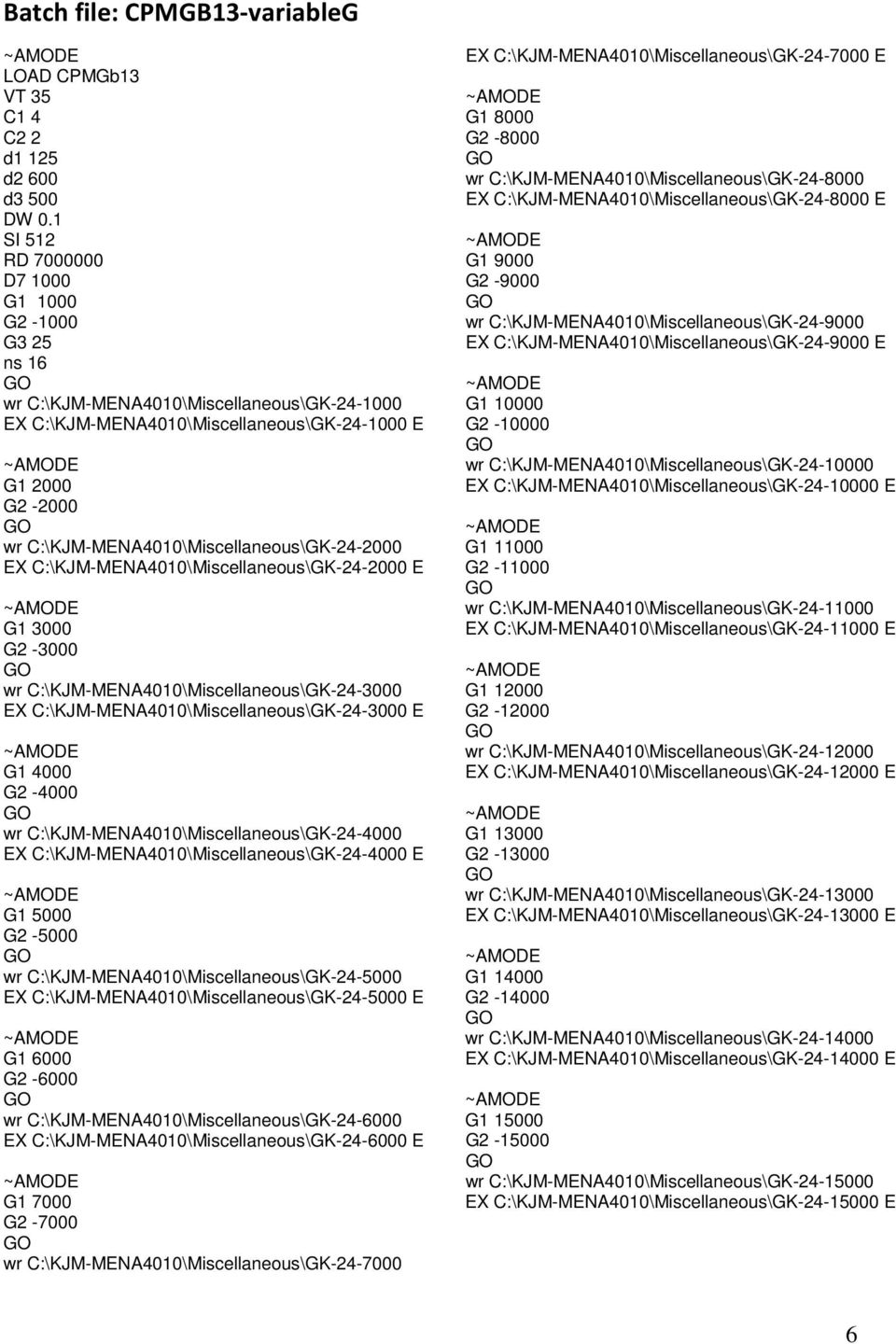 C:\KJM-MENA4010\Miscellaneous\GK-24-2000 EX C:\KJM-MENA4010\Miscellaneous\GK-24-2000 E G1 3000 G2-3000 wr C:\KJM-MENA4010\Miscellaneous\GK-24-3000 EX C:\KJM-MENA4010\Miscellaneous\GK-24-3000 E G1