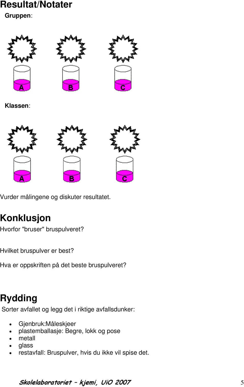 Hva er oppskriften på det beste bruspulveret?