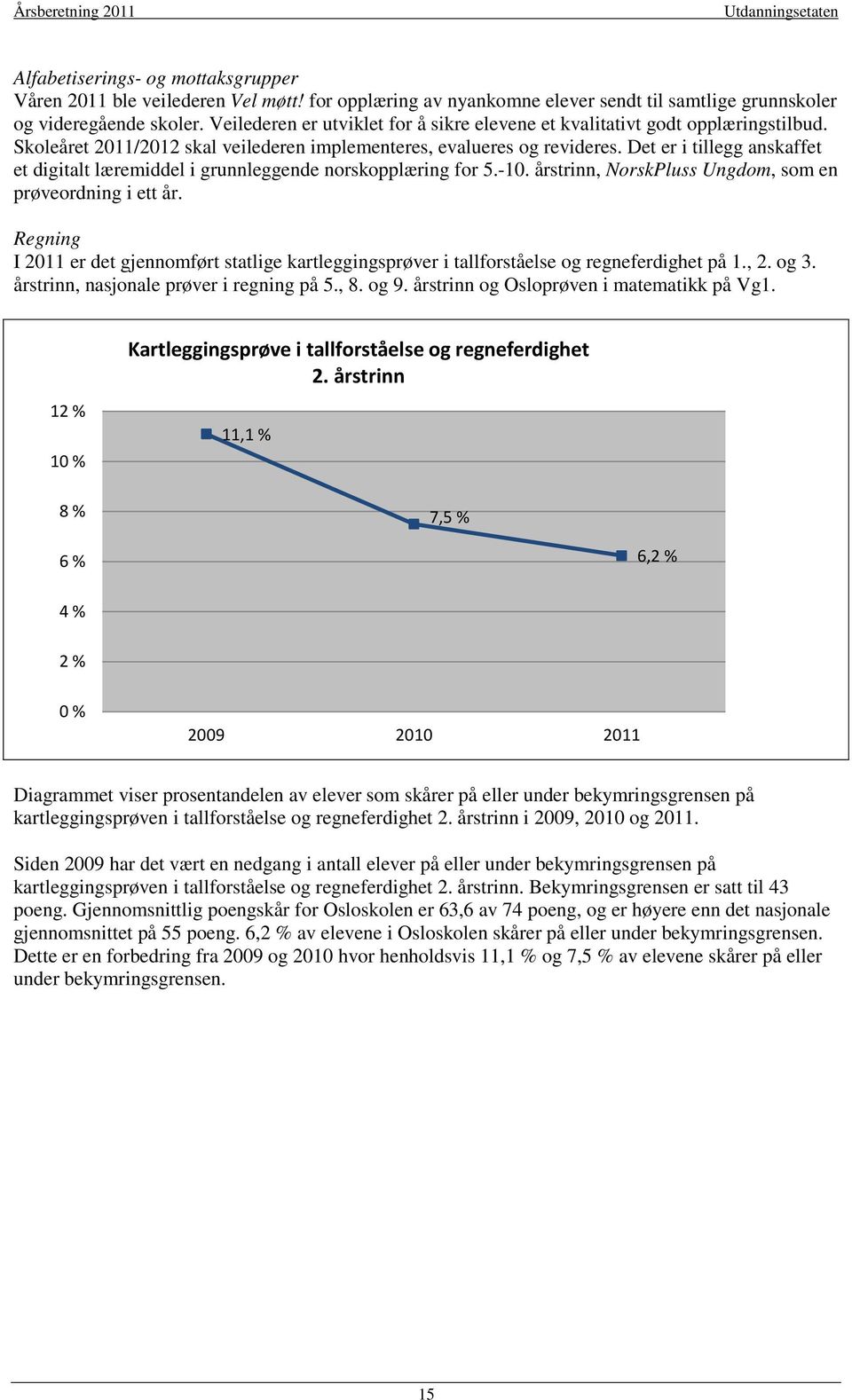 Det er i tillegg anskaffet et digitalt læremiddel i grunnleggende norskopplæring for 5.-10. årstrinn, NorskPluss Ungdom, som en prøveordning i ett år.