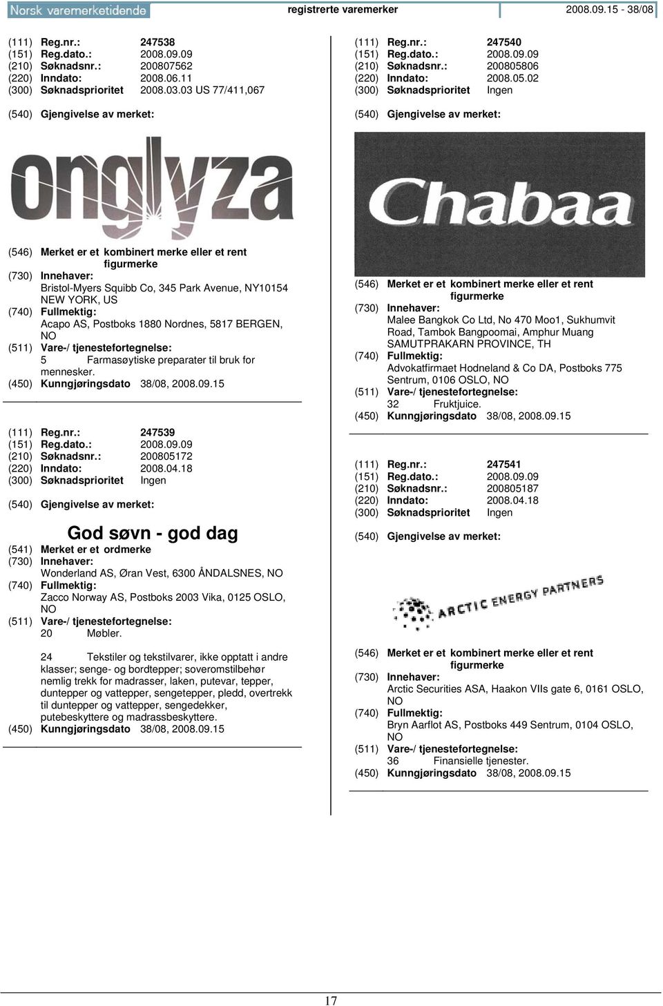 06 (220) Inndato: 2008.05.