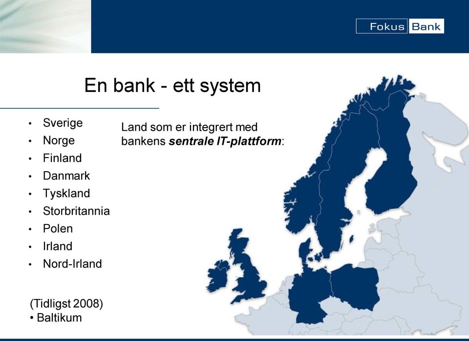 Nord-Irland Land som er integrert med