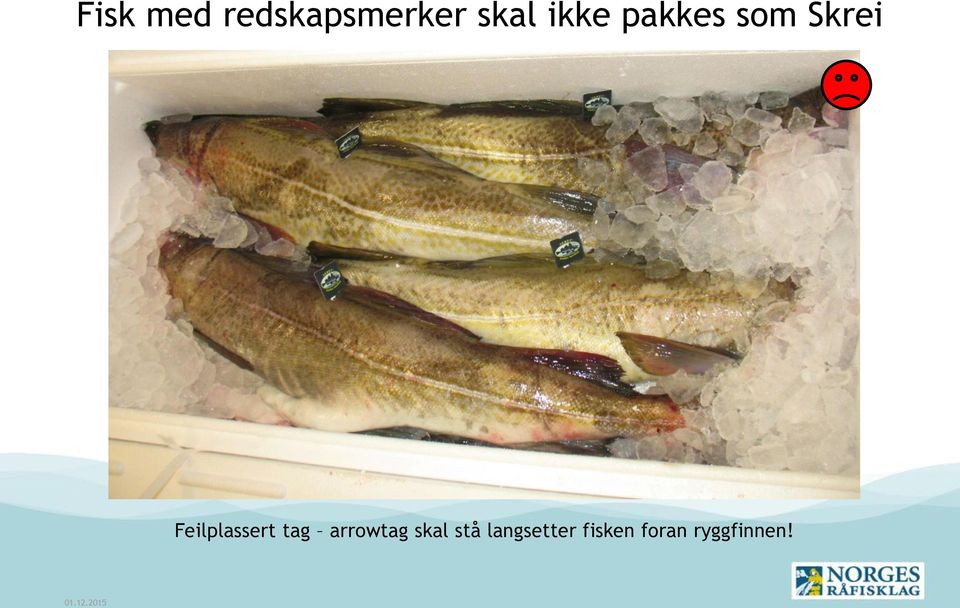 Feilplassert tag arrowtag skal