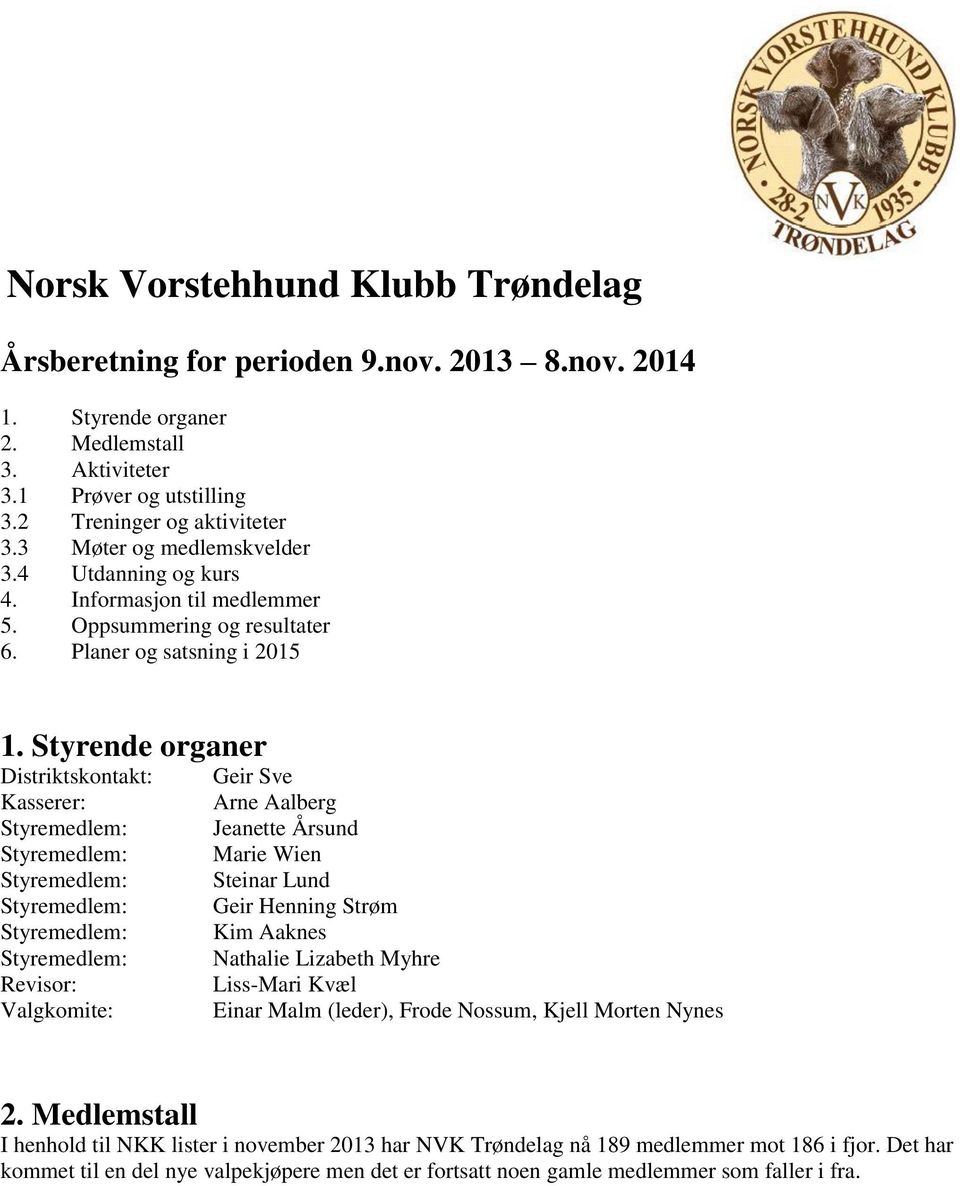 Styrende organer Distriktskontakt: Kasserer: Revisor: Valgkomite: Geir Sve Arne Aalberg Jeanette Årsund Marie Wien Steinar Lund Geir Henning Strøm Kim Aaknes Nathalie Lizabeth Myhre Liss-Mari Kvæl