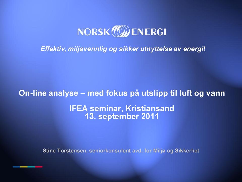 IFEA seminar, Kristiansand 13.