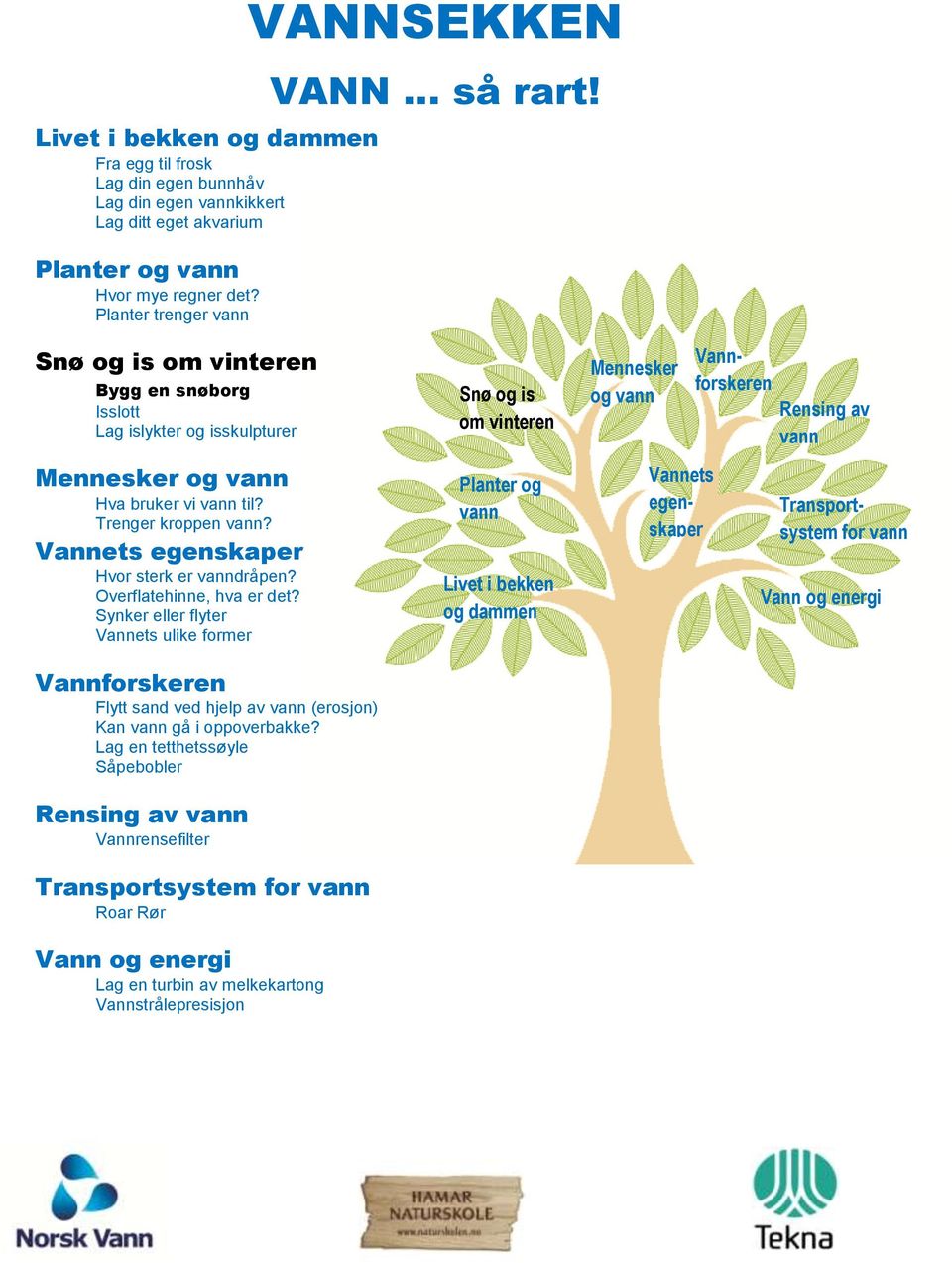 Overflatehinne, hva er det? Synker eller flyter Vannets ulike former Flytt sand ved hjelp av (erosjon) Kan gå i oppoverbakke?