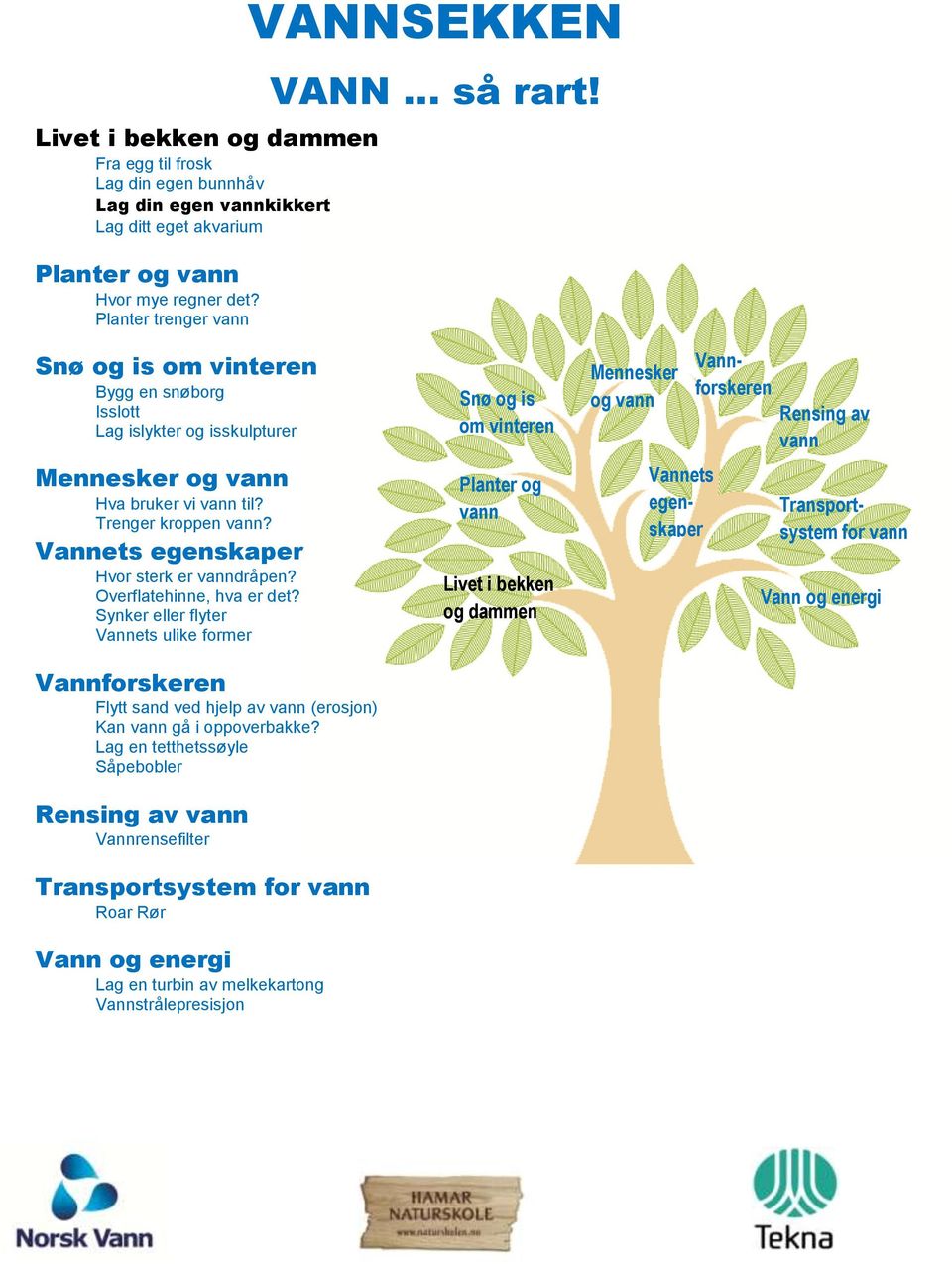 Overflatehinne, hva er det? Synker eller flyter Vannets ulike former Flytt sand ved hjelp av (erosjon) Kan gå i oppoverbakke?