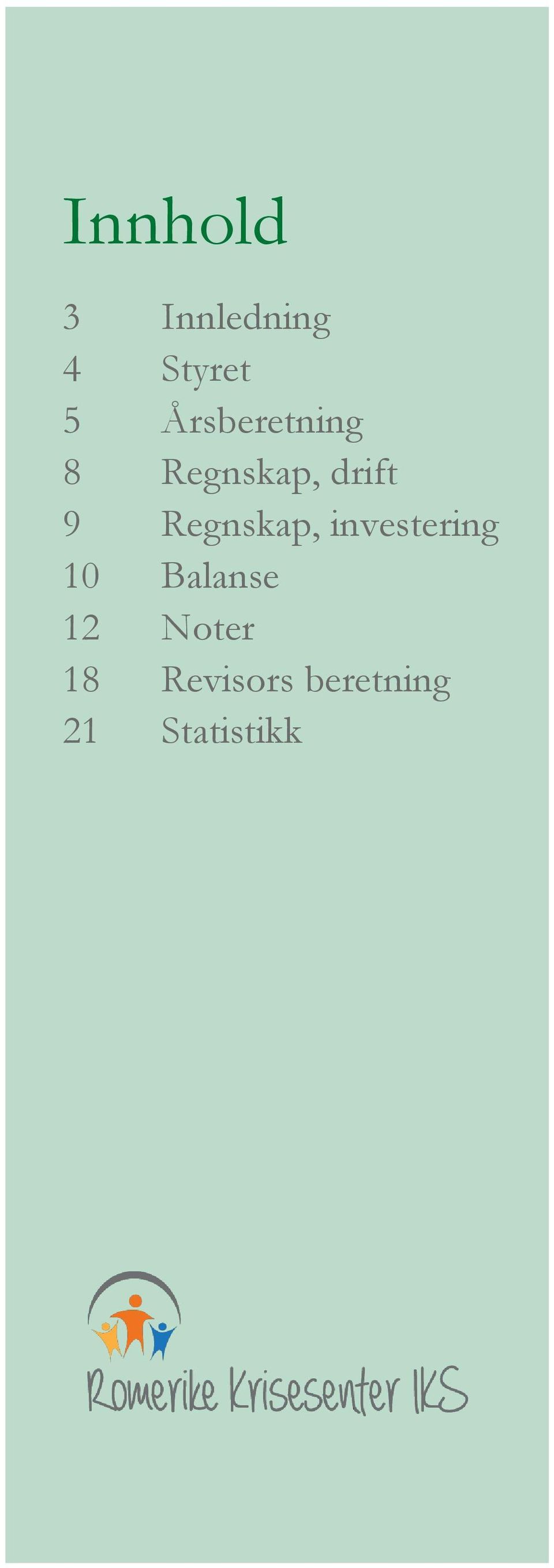 Regnskap, investering 10 Balanse 12