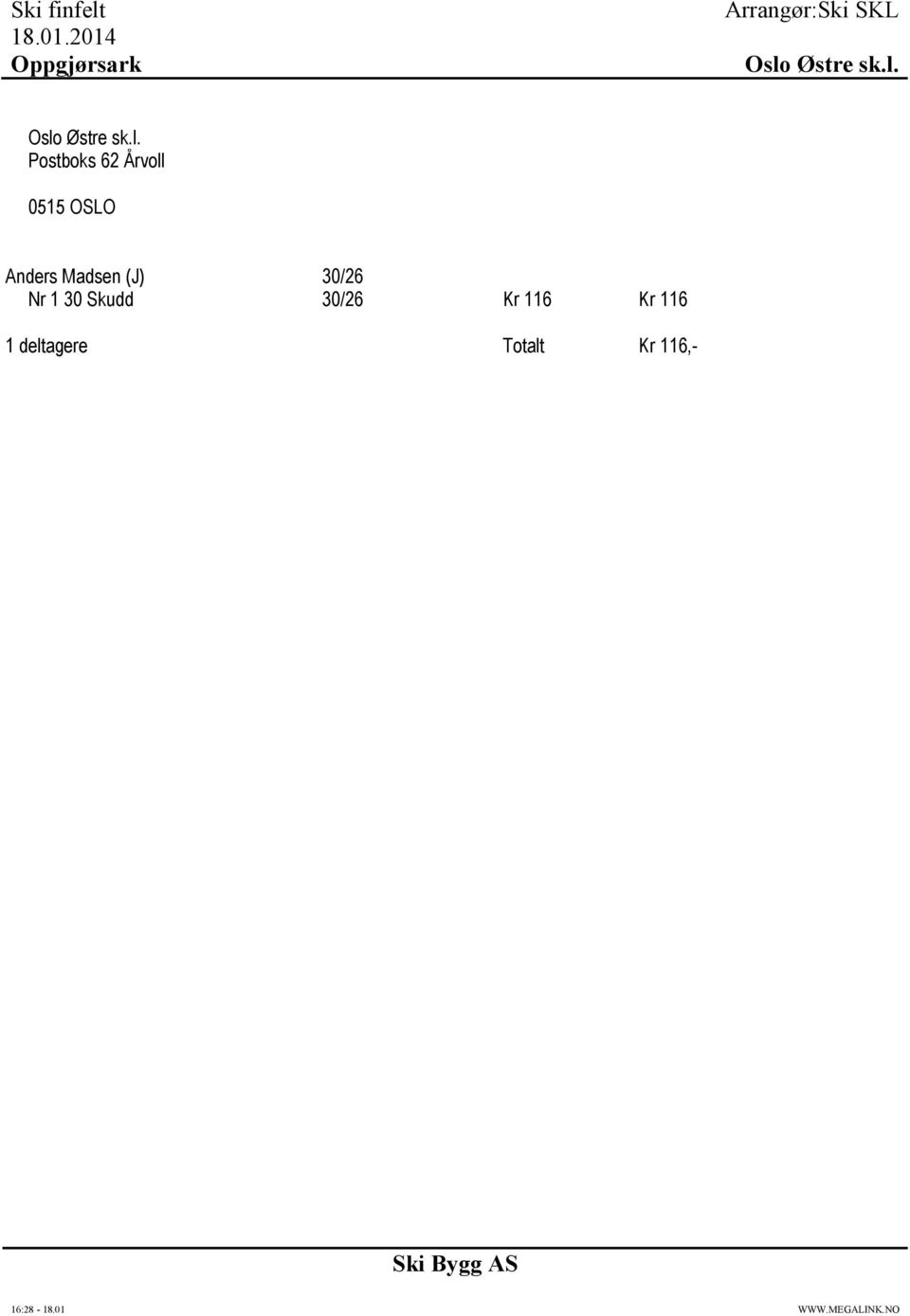 Madsen (J) 30/26 Nr 1 30 Skudd 30/26