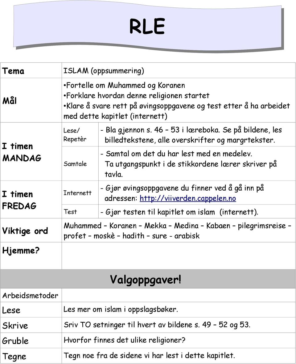 Repetèr Samtale Internett Test - Bla gjennon s. 46 53 i læreboka. Se på bildene, les billedtekstene, alle overskrifter og margrtekster. - Samtal om det du har lest med en medelev.