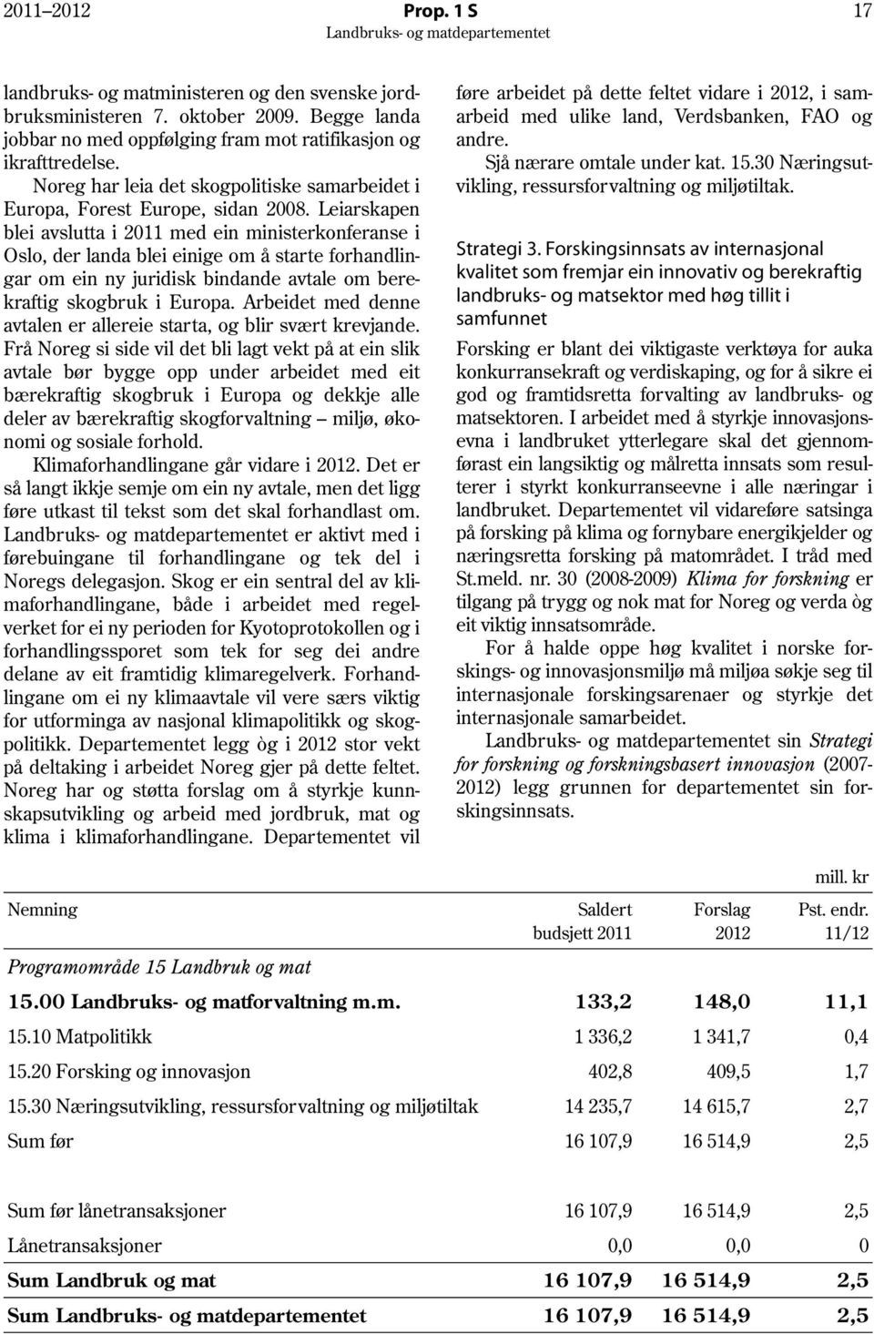 Leiarskapen blei avslutta i 2011 med ein ministerkonferanse i Oslo, der landa blei einige om å starte forhandlingar om ein ny juridisk bindande avtale om berekraftig skogbruk i Europa.