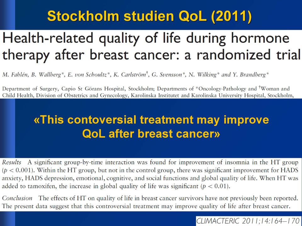 contoversial treatment