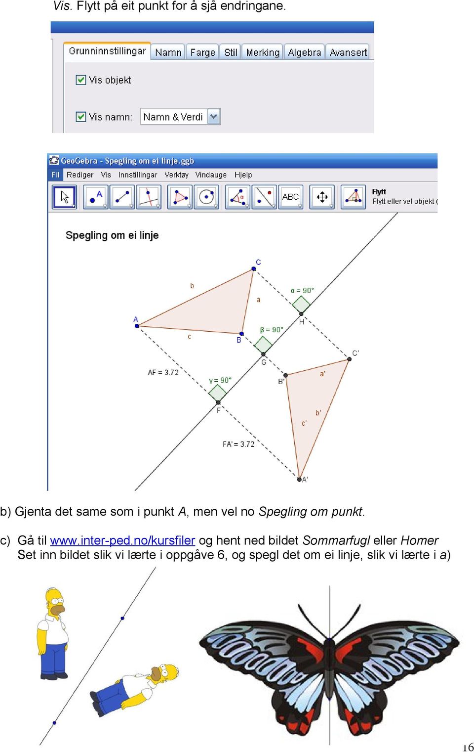 c) Gå til www.inter-ped.