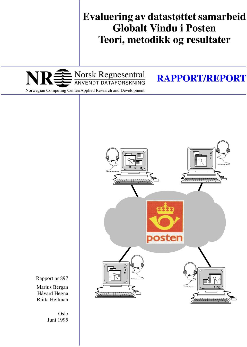 and Development Norsk Regnesentral ANVENDT DATAFORSKNING