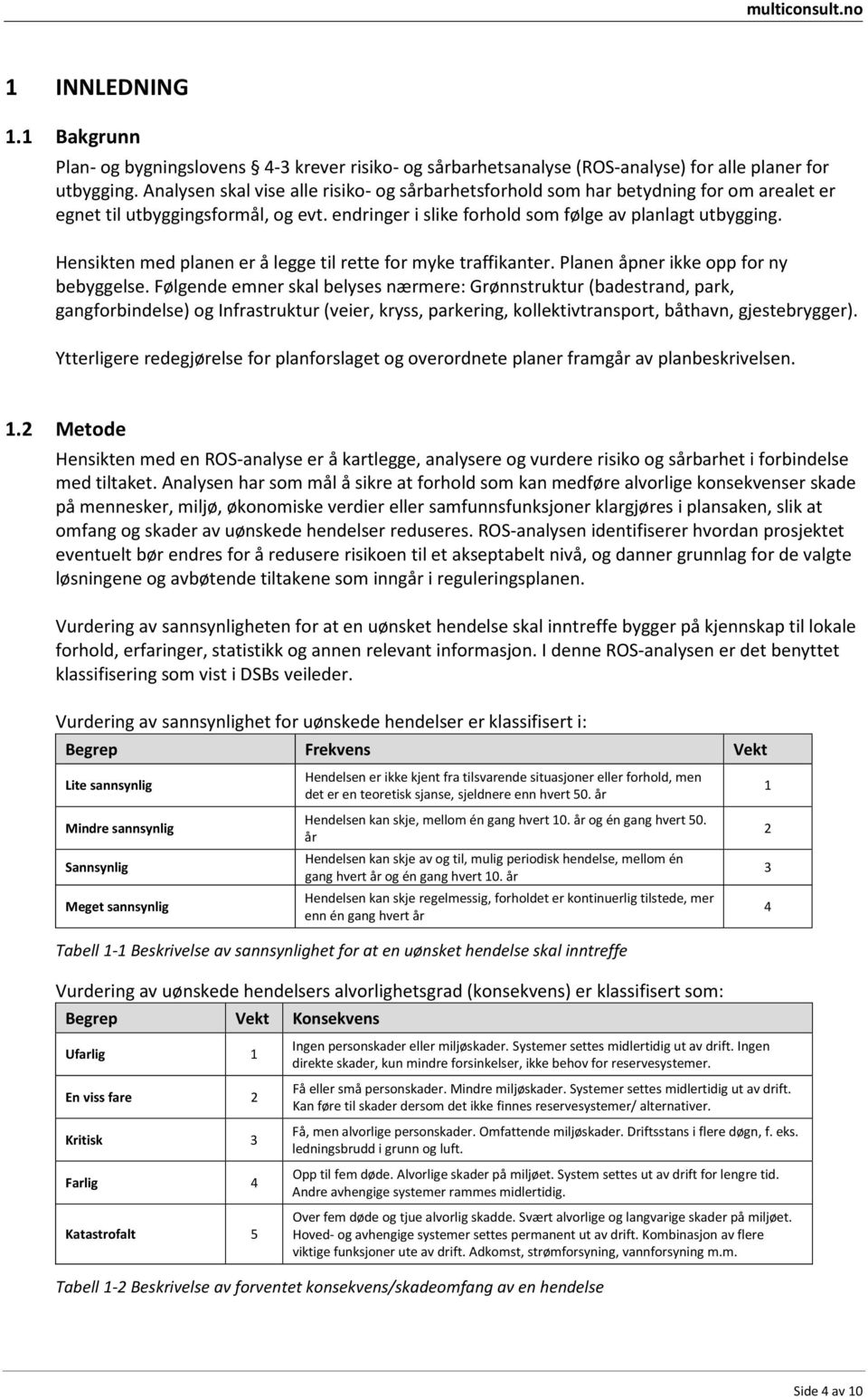 Hensikten med planen er å legge til rette for myke traffikanter. Planen åpner ikke opp for ny bebyggelse.