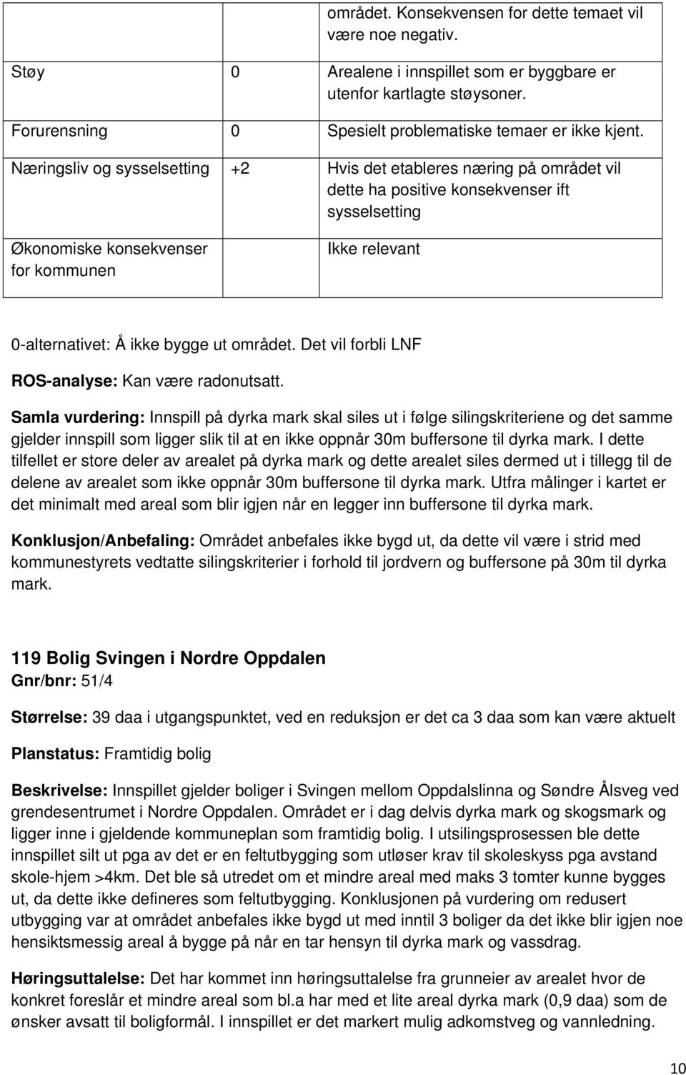 bygge ut området. Det vil forbli LNF ROS-analyse: Kan være radonutsatt.