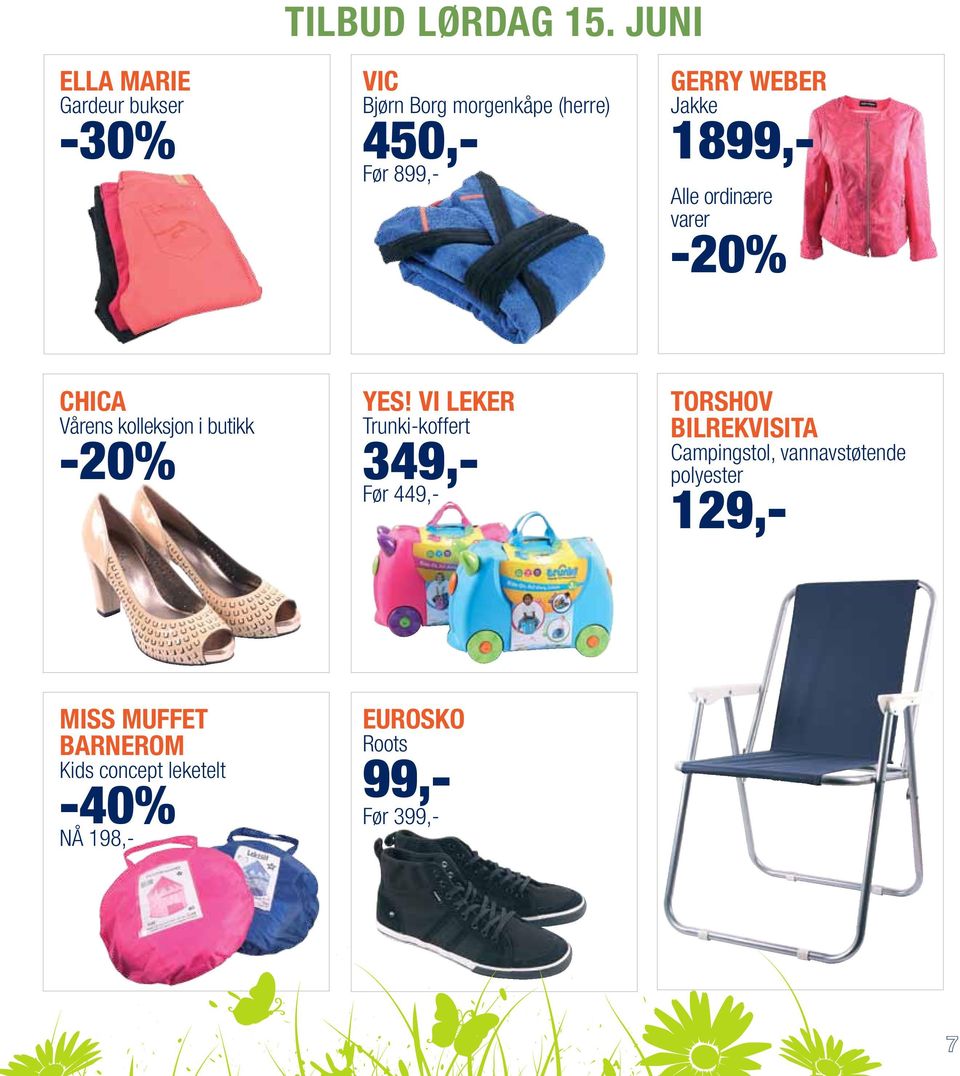 varer -20% chica Vårens kolleksjon i butikk -20% yes!