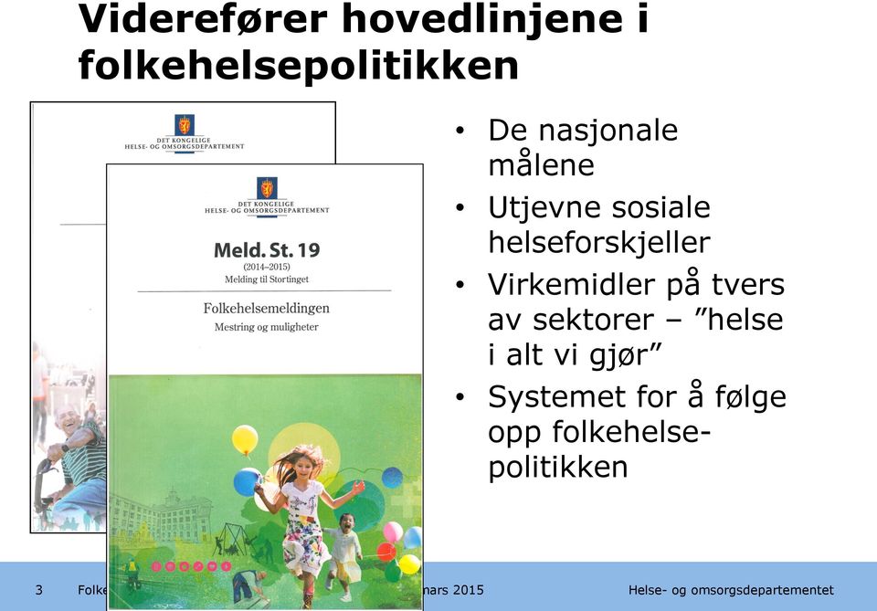 Virkemidler på tvers av sektorer helse i alt vi gjør