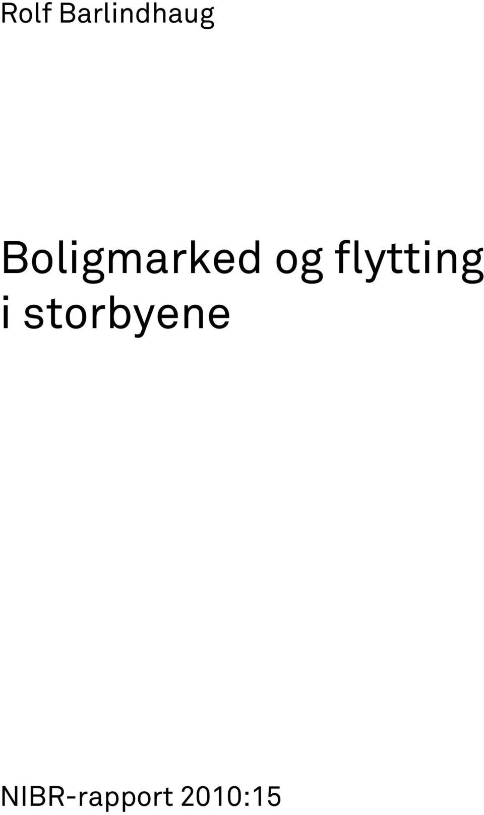 Boligmarked