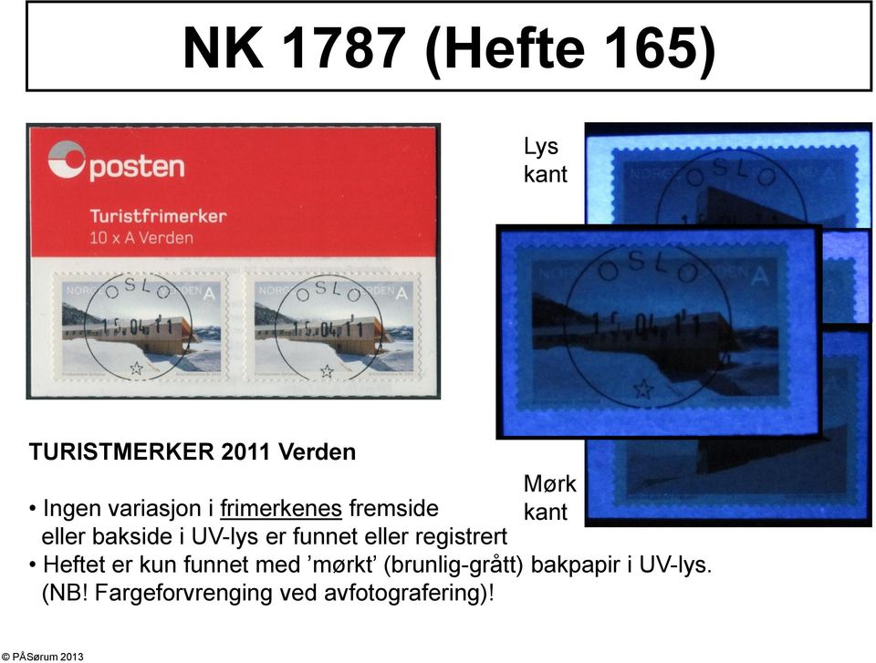 eller registrert Mørk kant Heftet er kun funnet med mørkt