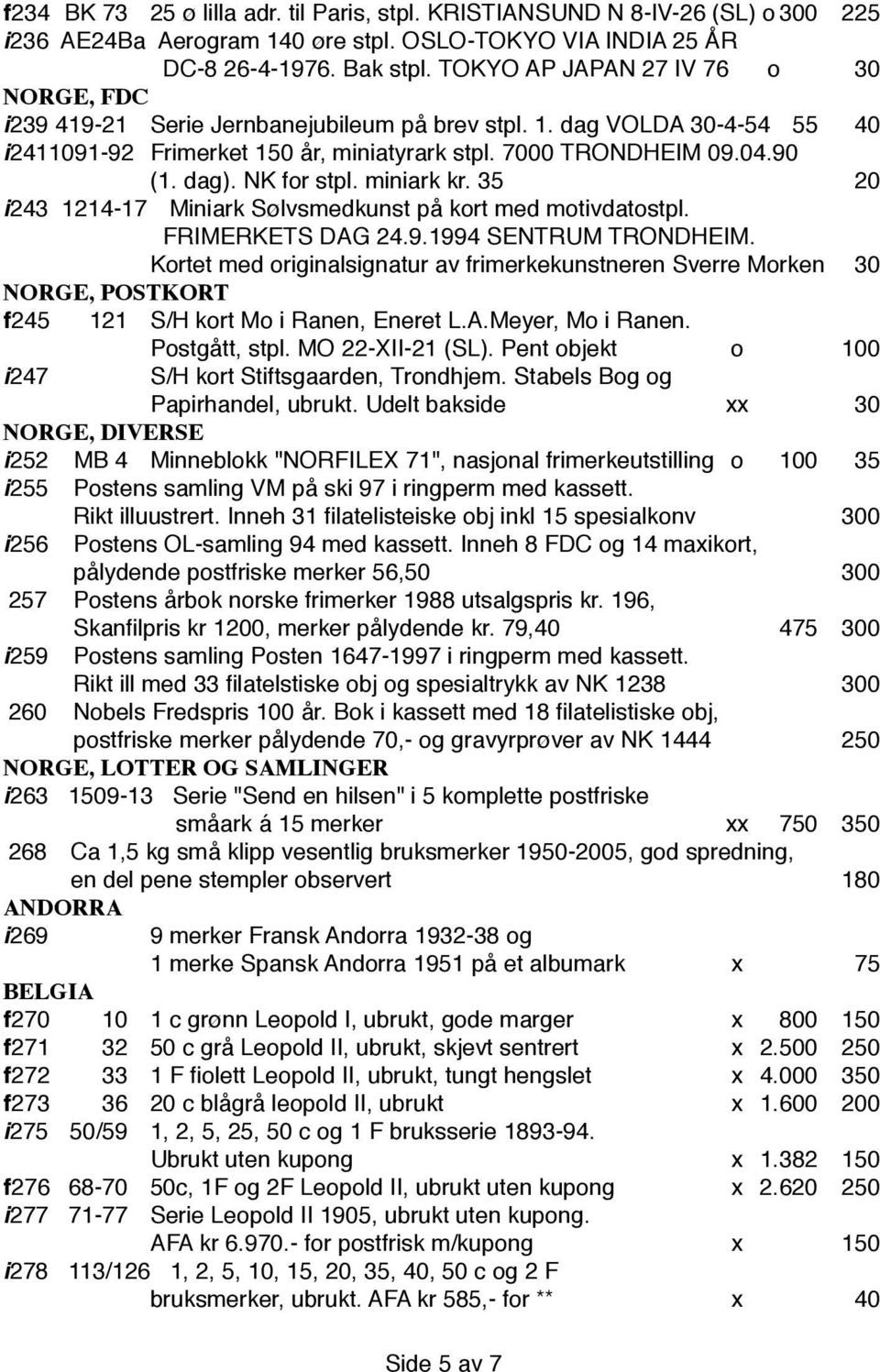 NK for stpl. miniark kr. 35 20 i 243 1214-17 Miniark Sølvsmedkunst på kort med motivdatostpl. FRIMERKETS DAG 24.9.1994 SENTRUM TRONDHEIM.