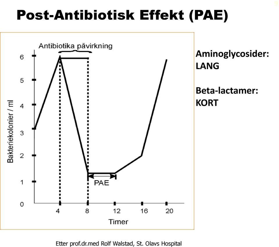 Beta-lactamer: KORT Etter prof.