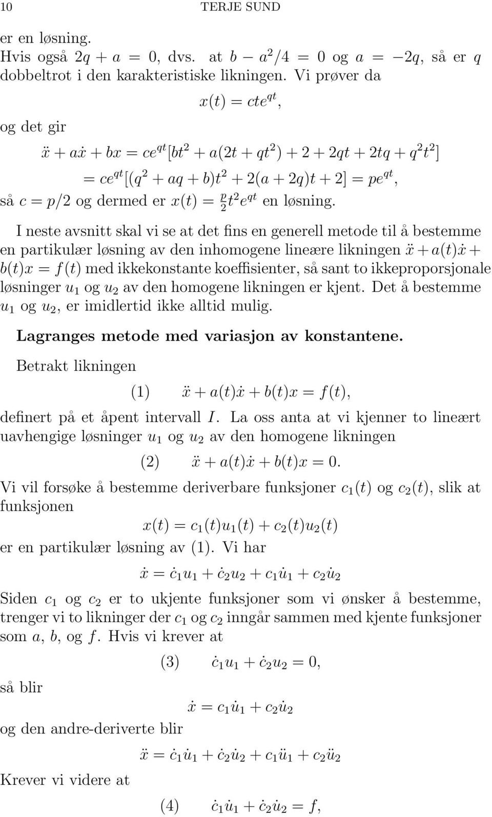 qt en løsning.