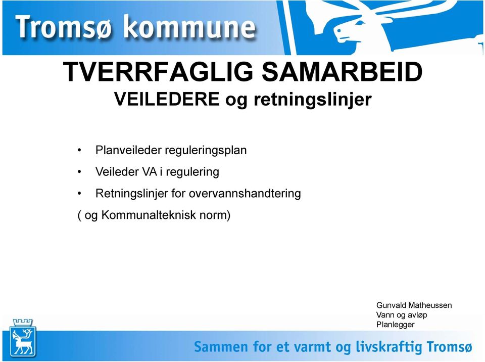 reguleringsplan Veileder VA i regulering