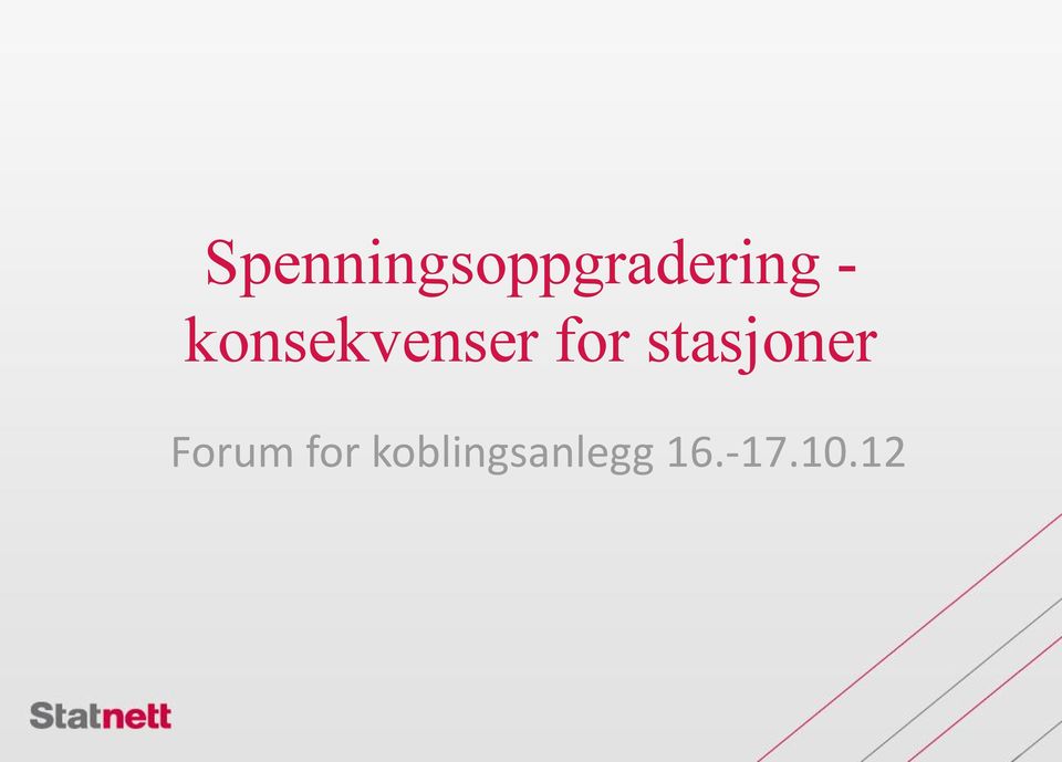 stasjoner Forum for