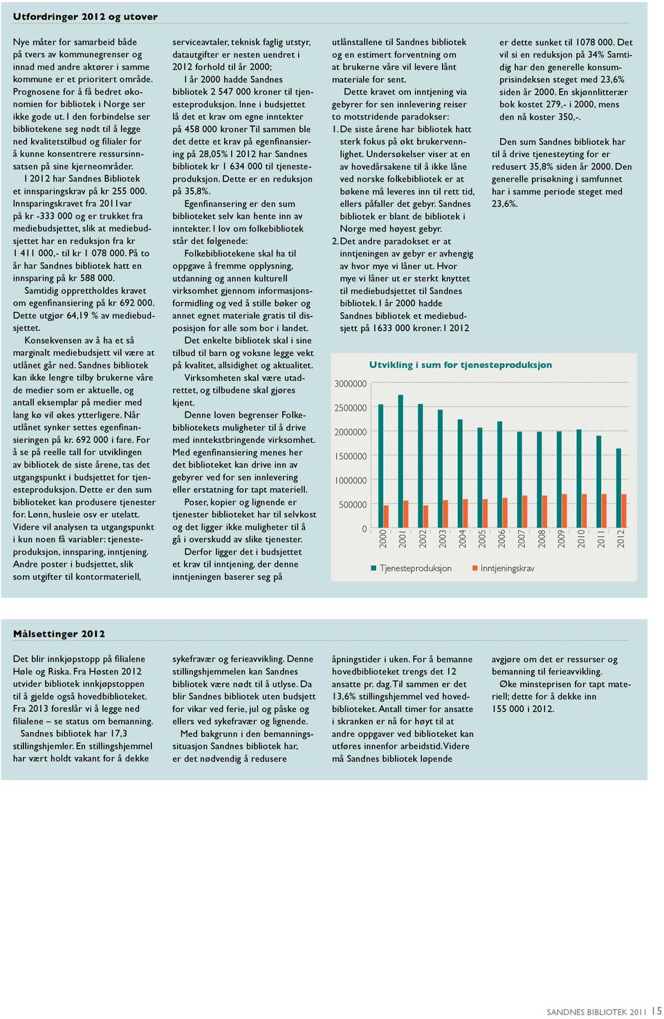 I den forbindelse ser bibliotekene seg nødt til å legge ned kvalitetstilbud og filialer for å kunne konsentrere ressursinnsatsen på sine kjerneområder.