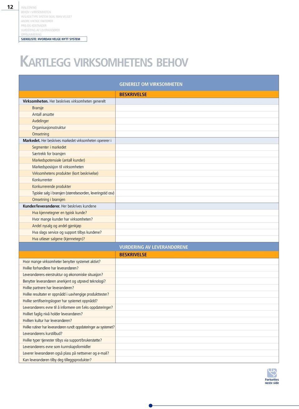 Konkurrenter Konkurrerende produkter Typiske salg i bransjen (størrelsesorden, leveringstid osv) Omsetning i bransjen Kunder/leverandører. Her beskrives kundene Hva kjennetegner en typisk kunde?