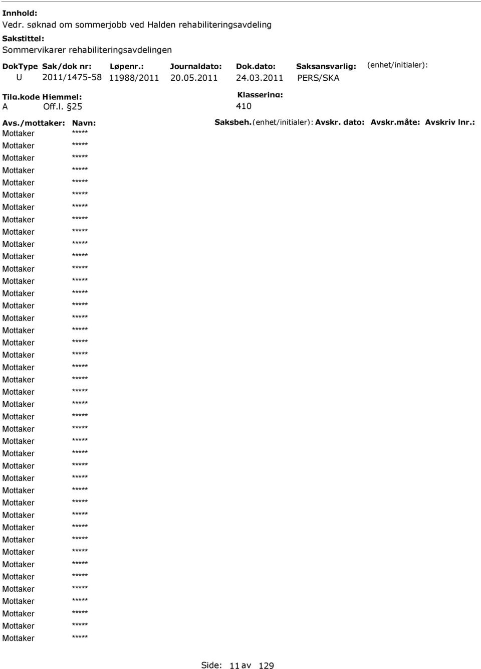 11988/2011 24.03.2011 PRS/SKA A Off.l. 25 410 Avs.