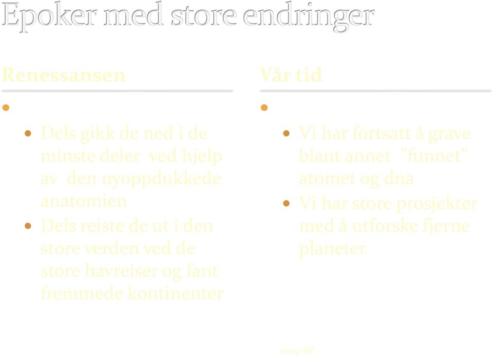 kontinenter Vår tid 20 århundre: Vi har fortsatt å grave blant annet funnet atomet og dna Vi