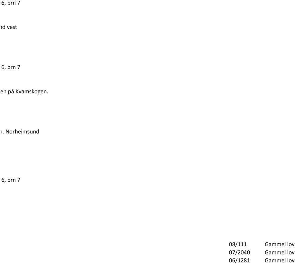 Norheimsund 6, brn 7 08/111