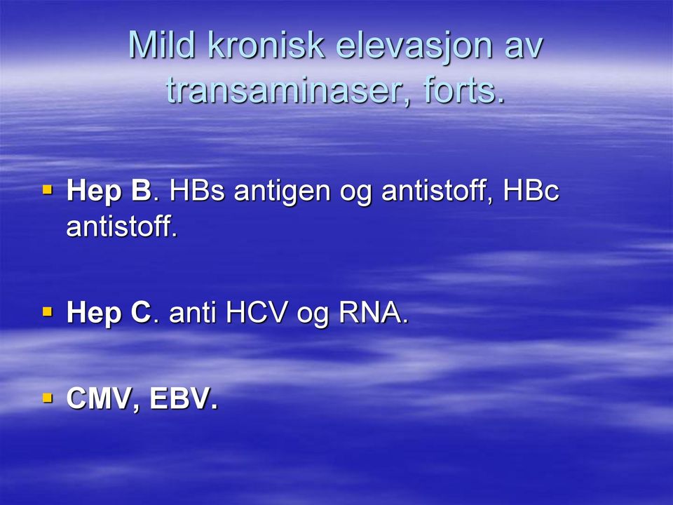 HBs antigen og antistoff, HBc