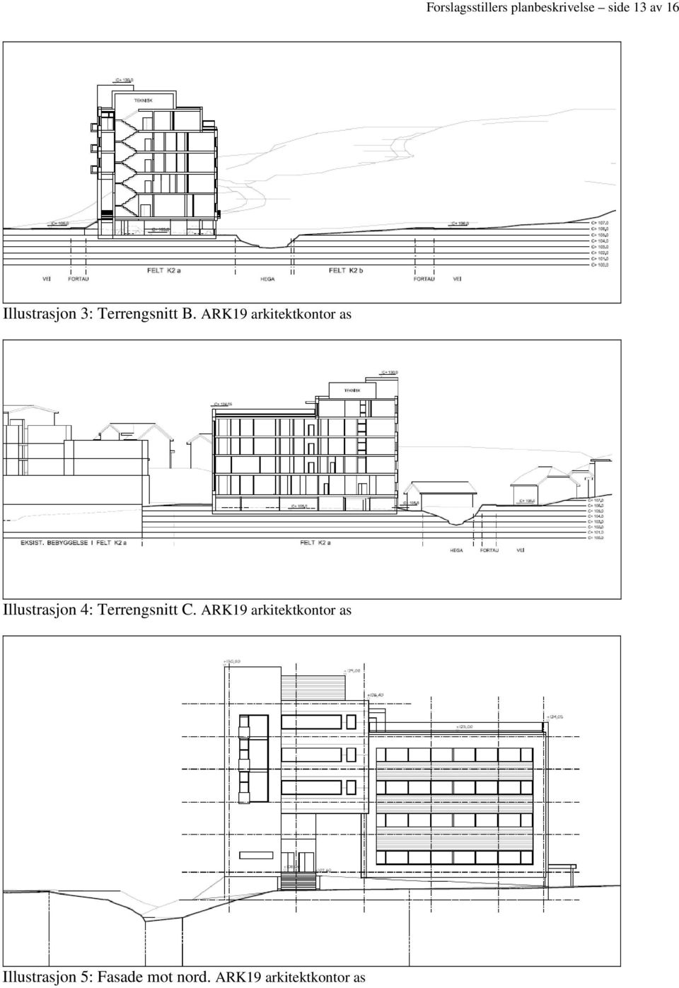 ARK19 arkitektkontor as Illustrasjon 4: Terrengsnitt