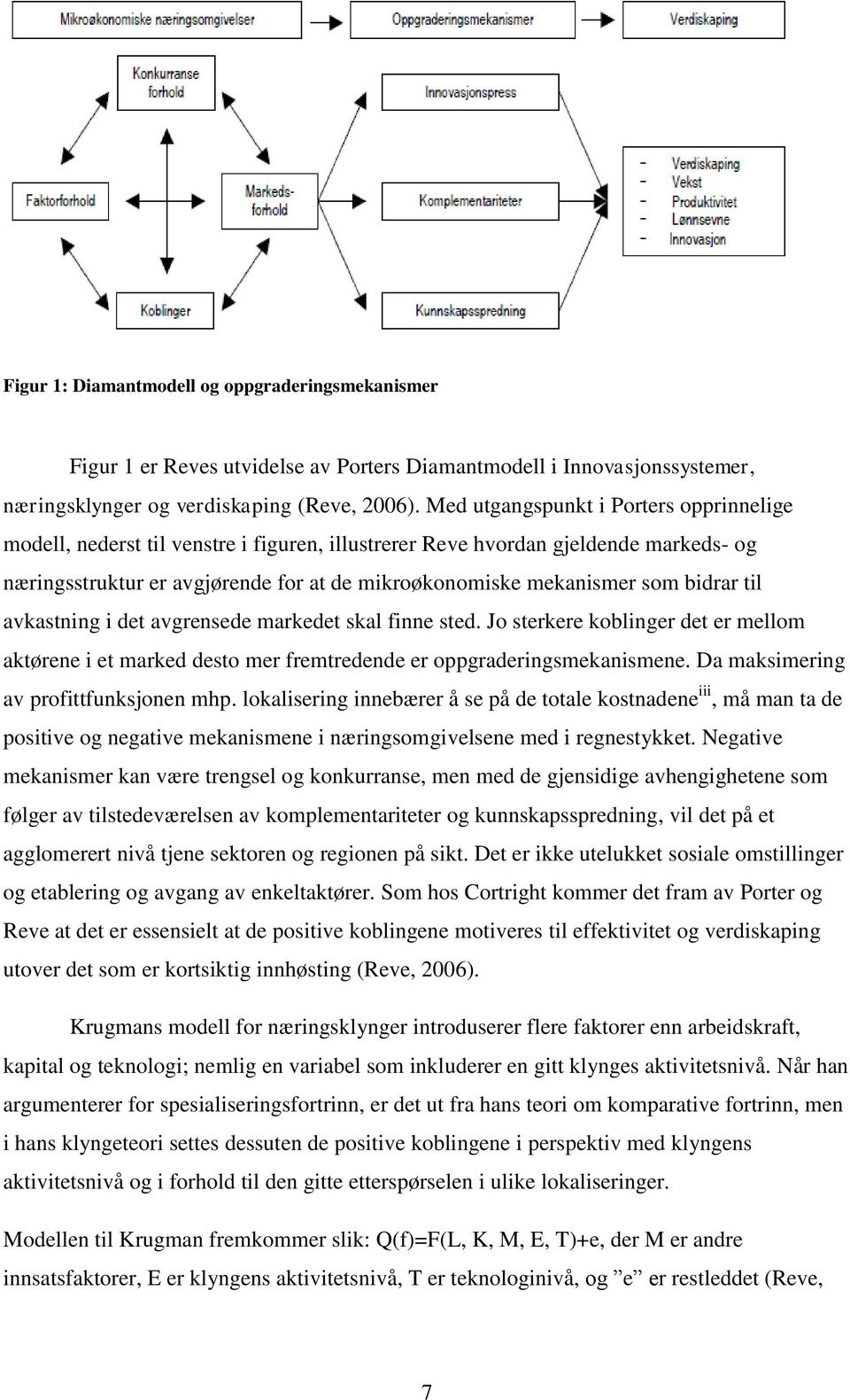 bidrar til avkastning i det avgrensede markedet skal finne sted. Jo sterkere koblinger det er mellom aktørene i et marked desto mer fremtredende er oppgraderingsmekanismene.